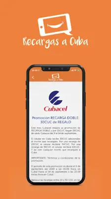 Recargas a Cuba android App screenshot 3